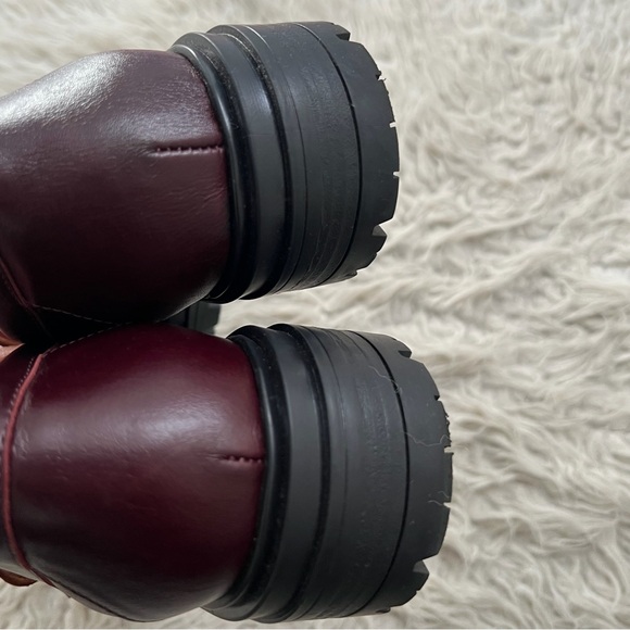 Sezane Albane Loafers - Glossy Burgundy - Picture 2 of 9
